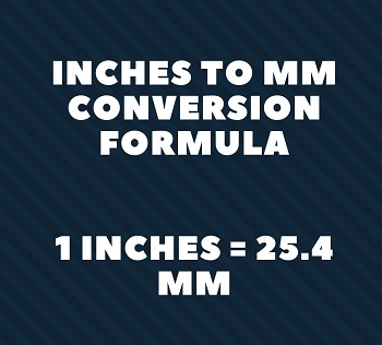 Inches to mm Conversion | inches to mm Table chart - MechTrician