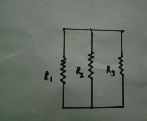 diagram of a parallel resistor