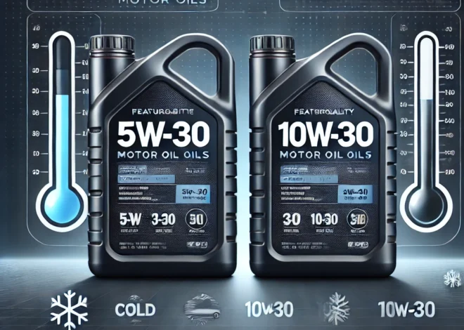 5W-30 vs 10W-30 Oil: Understanding the Difference and Choosing the Right Oil for Your Vehicle